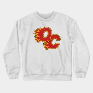 Defucnt Quad City Flames Hockey Crewneck Sweatshirt